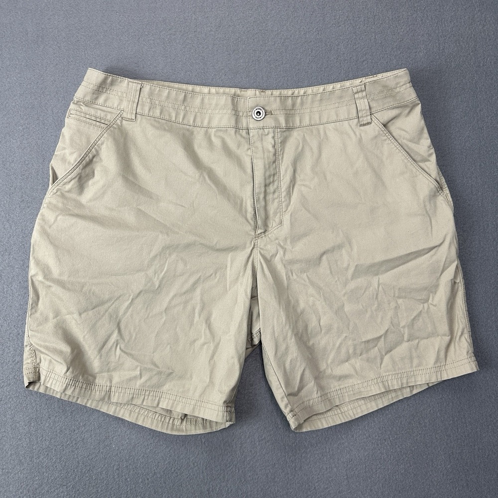 Kuhl Men's Resistor Lite Chino Shorts Beige Size 38 Hiking Outdoors 7.5" Inseam